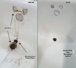 Rust Repair, Rust In Bathtub